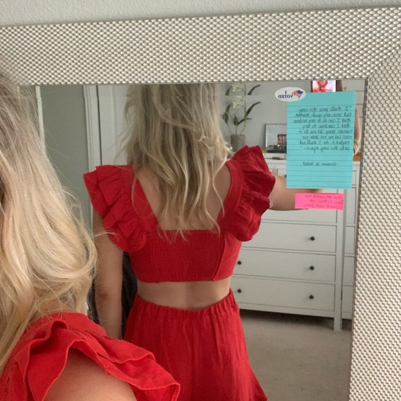 Red Matching Set - Picture 2 of 2